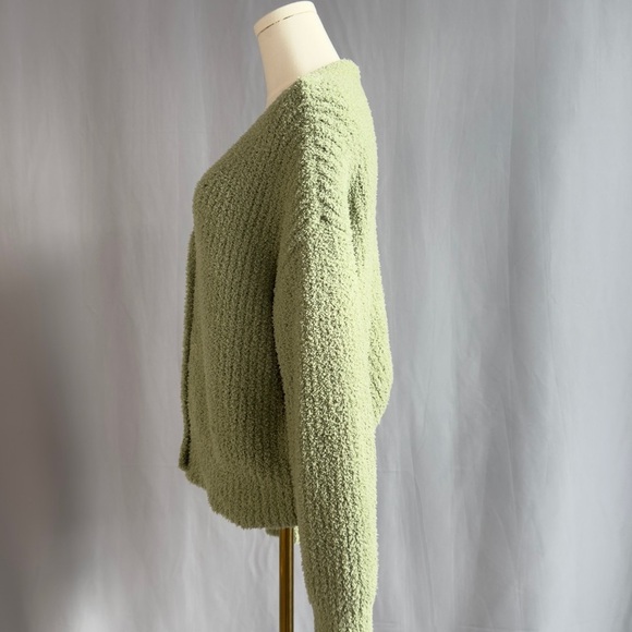 Soft Sage Green Women's Cardigan - Picture 4 of 6